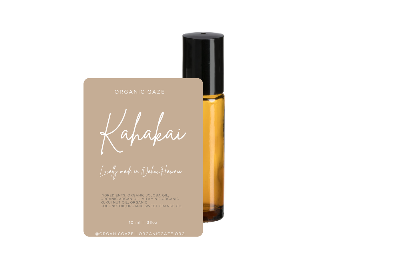 Organic Hawaiian Roll on Body Oil KAHAKAI